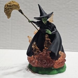 Enesco Wizard of Oz Wicked Witch Of The West Fire Figurine Vintage 2002 / *NEW